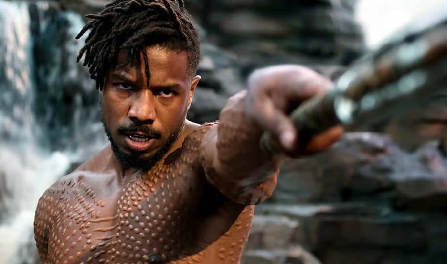 Michael B. Jordan dio vida a
<i> Eik Killmonger</i> en
<i>Black Panther</i>, donde lució un cuerpo lleno de cicatrices.