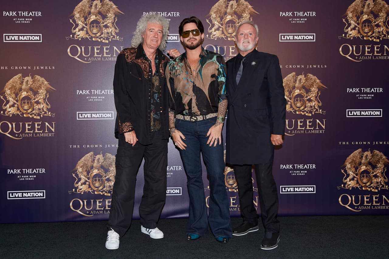 Brian May, Adam Lambert y Roger Taylor