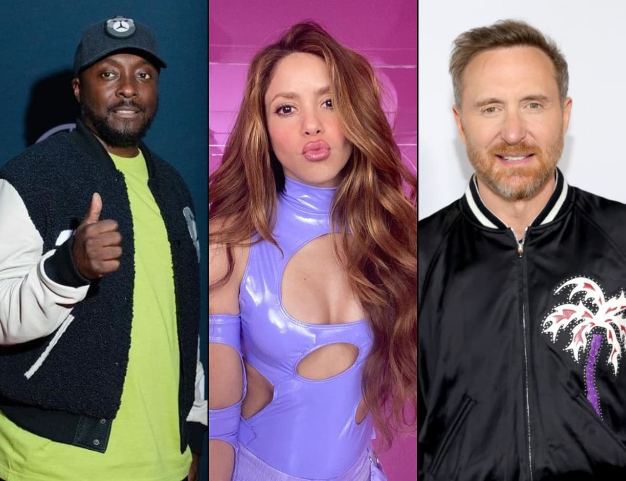 Shakira estrenara cancion juno a black eyed peas y david guetta.