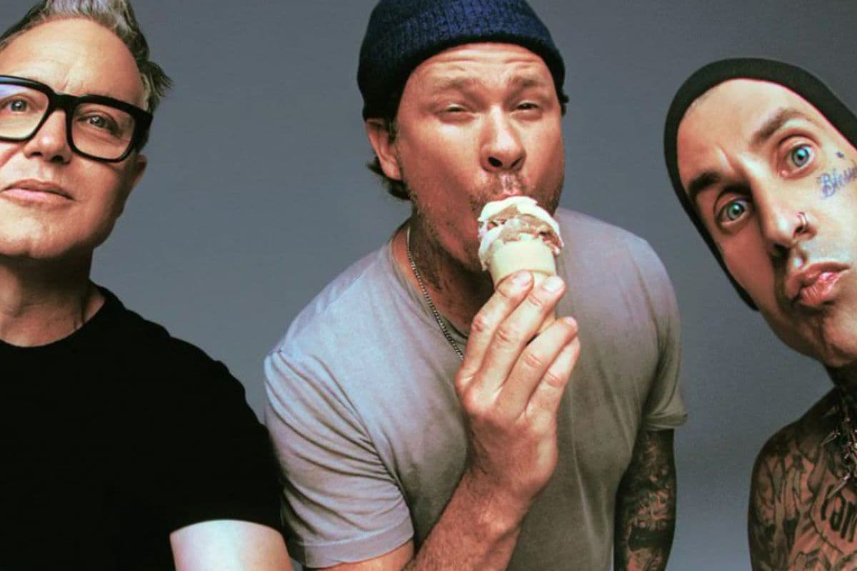 Mark Hoppus, Tom Delonge y Travis Barker de Blink-182