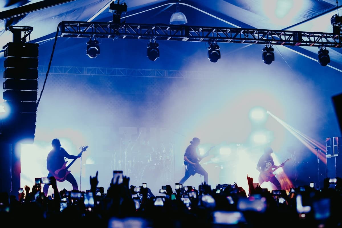 Pierce The Veil durante su concierto en CDMX
