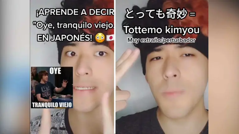 El tiktoker que te enseña a hablar japonés con memes y frases celebres ...