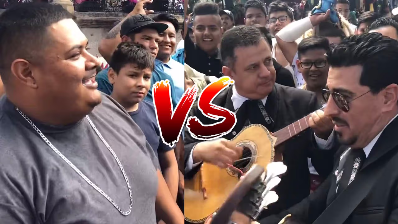 Mira esta épica batalla de rimas entre raperos y mariachis | Shows ...
